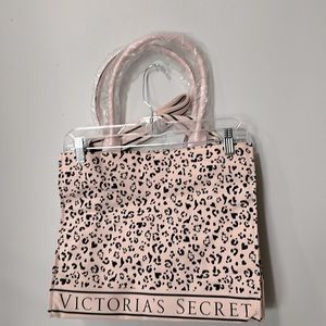 Pink cheetah Victoria’s Secret tote